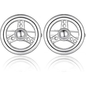 Boutons De Manchette Homme Volant - Shape Boutons De Manchette Argent Inox - Neuf
