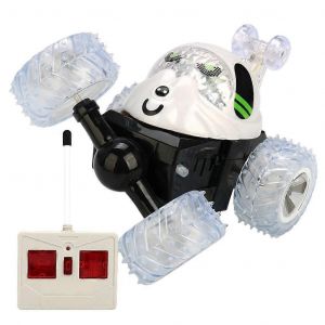 Remote Control Car Rotating Stunt Dump Truck Car Toy Car Children Crawling Toy - Neuf