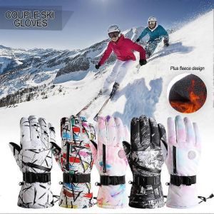 Gants De Ski Chauds En Plein Air Hommes Femmes Gants De Snowboard Motoneige Mitaines Imperméables À L'eau Coupe-Vent Écran Tactile Gants De Snowboard - Neuf