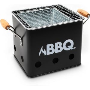 ASFASFq-Barbecue rectangulaire au charbon de bois, barbecue de table compact pour les aventures en camping, les fêtes de balcon et les barbecues en plein air, barbecue au charbon de qualité supérieur - Neuf