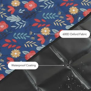 Tapis De Rempotage En Tissu Oxford Pliable, Bonsaï De Fleurs, Plantes Succulentes, Tapis De Rempotage Pour Soins Des Plantes D'intéRieur Et D'extéRieur, Fleur Bleue - Neuf