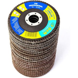 20 Disques Abrasifs À Lamelles 115 Pour Bois Métal: 20 Disques - 5 X Chaque Grain: P40 / 60/80/120. Disque Ponçage Pour Meuleuse. - Neuf