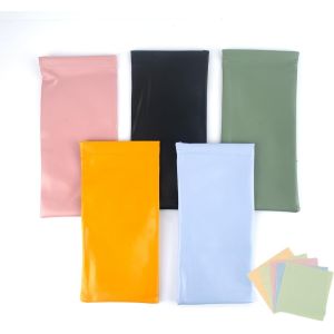 Loc-Paquete De 5 Fundas Blandas Para Gafas Con Paño De Limpieza,Funda Portátil De Cuero De Pu Para Gafas,Fundas Impermeables Para Gafas,Funda Para Gafas De Sol Para Mujeres Y Hombres - Neuf
