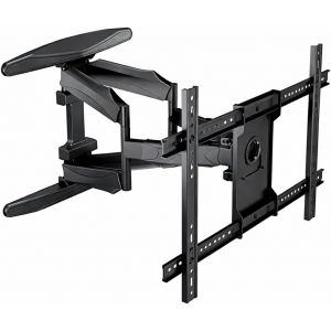 VornixorSarlshop-Multibrackets Fullmotion Dual XL Support TV Mural Double Bras pour 40"-86" VESA 200x200-600x400 Inclinable Orientable Extensible Noir. - Neuf