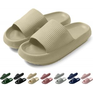Kalanka-Claquettes Femme Ete Confortable Chaussons Piscine Plage Pantoufles Soft Douche Antidérapante Maison Sport Slides Intérieur Extérieur - Neuf