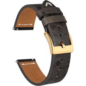 Kal-Bracelets De Montre Antique, Cuir Italien, Bracelets De Remplacement &Agrave; Lib&eacute;ration Rapide Pour Hommes Et Femmes, Largeur De Bande 18 Mm 20 Mm 22 Mm - Neuf