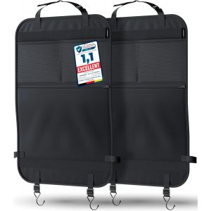 Subzonal-Organisateur De Voiture - Protecteurs De Siège De Voiture - Kick Mats - Pour Siège Auto Avec Grande Poche - 2 Pièces - Neuf