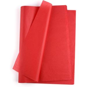 60 Feuilles De Papier De Soie Saint-Valentin 50x35cm Rouge Papier D'emballage En Vrac Pour L'artisanat De Bricolage De La Saint-Valentin - Neuf