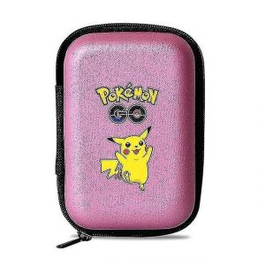 Carte De Jeu 60 Capacit&eacute; Porte-Cartes Bo&icirc;te Rigide Porte-Cartes Biblioth&egrave;que Casque Bo&icirc;te De Rangement Jouets Rose - Neuf