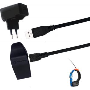 VornixorSarlshop-C&acirc;ble de Chargement et de Synchronisation pour Collier de Dressage Garmin - Compatible avec GarminT5, GarminTT15, GarminTT10 - Clip USB de Remplacement - Neuf