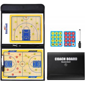 Tableaux Tactiques De Basket-Ball,Entraîneur Board De Basketball Magnétique Panneau Tactique Basketball Avec Marqueur Et Gomme-Basketball Coach Clipboard Pour Entraînement,Compétition.[B1974] - Neuf