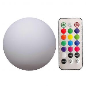 Ballon de plage gonflable LED avec télécommande pour fête à la piscine,jouet de veilleuse de jeu de plage - Neuf