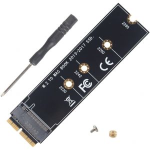 ChenQuanSarl-Adaptateur M.2 Nvme Ssd Compatible Avec Macbook Air Pro Retina Mid 2013-2017 Nvme Ahci Ssd Amélioré Pour A1465 A1466 A1398 A1502 - Neuf
