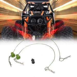 Goupille de Clip de fil de coque de carrosserie Anti-perte avec retenue de vis pour voiture Traxxas 1/10 RC (vert) - Neuf