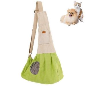 Sac À Dos Élégant Pour Animaux De Compagnie - Sac De Voyage En Toile Pour Chiens Et Chats, Design À Une Épaule, Confortable Et Portable, Idéal Pour Les Aventures - Neuf