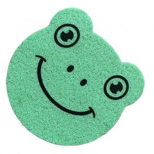 Tapis d'entree grenouille, tapis de salle de bain grenouille, tapis antiderapants pour l'entraînement, aide amusante pour patineurs, dalles de sol pour patins a roulettes - Neuf