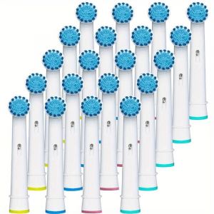 4-20 Pièces Buses De Tête De Brosse Pour Braun Oral B Brosse À Dents Électrique Tête De Remplacement Recharge Sensible Propre Action Croisée Pour Oralb.20pcs - Neuf