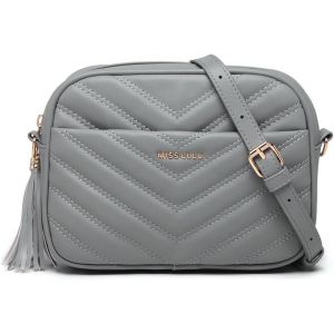 TIANYI-Petit Sac &agrave; Main Bandouli&egrave;re Fille en Cuir Synth&eacute;tique - Texture Tress&eacute;e en V avec Pompon - Imperm&eacute;able Sac Port&eacute; &Eacute;paule, Cadeau pour No&euml;l et F&ecirc;tes - Neuf