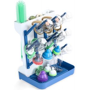 Kalanka-Seche Egouttoir Biberon Bebe &Eacute;gouttoir Biberons Porte Biberon Accessoires Vertical Peu Encombrant Pour Ranger Et Nettoyage Sans Bpa (Bleu) - Neuf