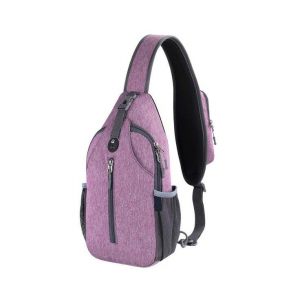 Sac &Agrave; Dos Bandouli&egrave;re &Eacute;l&eacute;gant Pour Homme - Sac De Poitrine Polyvalent Pour Voyage Et Randonn&eacute;e Avec Rangement Organis&eacute; Et Sangle R&eacute;glable - Neuf