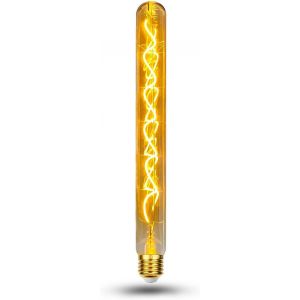 Ampoule Vintage Edison E27, E27 Led Vintage Dimmable 4w Ampoule Tube Flûte E27 Blanc Chaud 2700k Ampoule Led E27 Lampe Led Vintage 500lm, Ampoule Antique Idéale Pour La Maison, Café, Bar - 4 Pièces - Neuf