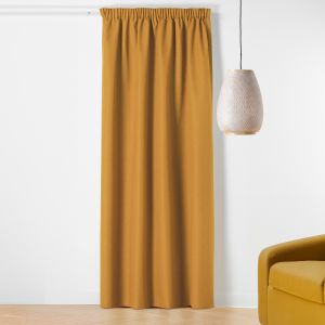 Rideau Occultant Galon Fronceur Effet Chin&eacute; - Neuf