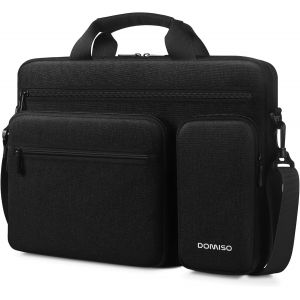 acdsgd-Sacoche Ordinateur Portable 17,3 Pouces - Sac Messager Professionnel R&eacute;sistante &agrave; l'Eau et Anti-Choc pour PC Portable 17-17,3"" (Dell, HP, Lenovo, Acer, MSI, ASUS) - Noir - Neuf