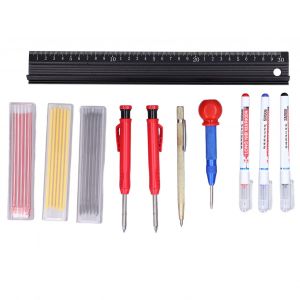 XYONG Kit de recharge pour stylo de marquage central, outil de positionnement de trous pour le travail du bois - Neuf