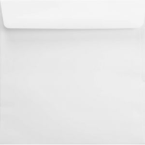 25 enveloppes blanches 155x155 mm 120g Aster Smooth Extra White enveloppes carrées enveloppes élégantes de haute qualité pour cartes de v?ux invitations mariage Baptême communion anniversaires - Neuf