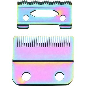 Lames de rechange professionnelles pour tondeuse 5-Star Senior Magic Clip compatible avec 8148, 8504, 1919, 2241, 2240, 8591 (argent) - Neuf