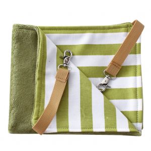 Hjlian 1 Hamac Raye Pour Chat, Coussin De Couchage Suspendu Des Deux Cotes (Rayure Verte S) - Neuf