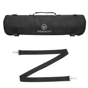 Sac &Agrave; Couteaux Sac &Agrave; Roulettes De Chef En Nylon Avec 8 Poches Pour Accessoires De Cuisine Porte-&Eacute;tui Pour Couteaux Portables - Neuf