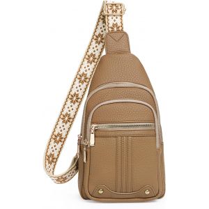Sacoche Bandoulière Femme, Sac Poitrine Double Poche Résistant À L'Eau, Sac Banane Bandouliere Pour Homme & Femme - Neuf