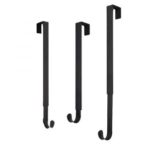 Crochet de porte r&eacute;glable pour couronnes de No&euml;l - Lot de 3 - Neuf