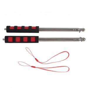 Mât de drapeau de guidage Portable de 120cm, 2 pièces, mât de drapeau portatif en acier inoxydable, télescopique et extensible - Neuf