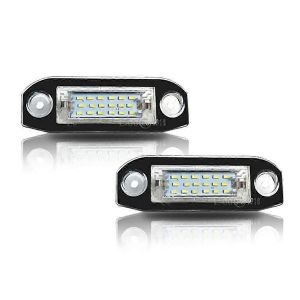2pcs lumi&egrave;re LED blanche sans erreur num&eacute;ro de plaque d'immatriculation lumi&egrave;res pour S80 XC90 S40 XC60 S60 C70 V50 XC70 V70 - Neuf