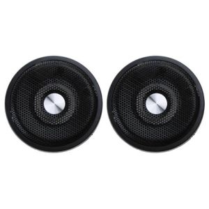 1 paire de haut-parleurs muraux et de plafond &eacute;tanches 4 ohms 15 W pour bateaux et pelouses J60A (noir) - Neuf