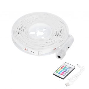 HJLIAN Bande lumineuse RGBW Symphony 5 m 5050 avec telecommande 24 touches et application intelligente pour chambre, salon, karaoke - Neuf