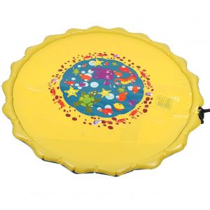 Tapis De Jeu Gonflable D'exterieur Pour Enfants (Ocean Jaune) - Neuf
