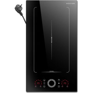 CHECARZHN--NO1-Domino Plaque Induction Flexzone 2 Feux Avec Curseur Rond, Induction 2 Foyers Avec Pr , Table De Cuisson Induction Encastrable Avec Minuterie, Verrouillage De Sécurité, 220-240 V, 3500 - Neuf