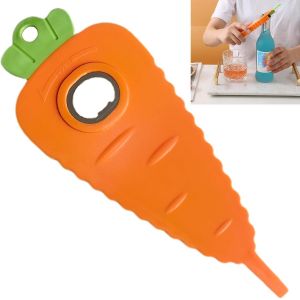 Letnerny-Ouvre Boite Conserve Sans Effort Bocal - 1 Pi&egrave;ce Multifonctions En Forme De Carotte Canette Manuel Pour Ouvrir Facilement Tous Les Types Bouteilles Et Canettes Plastique Bocaux - Neuf