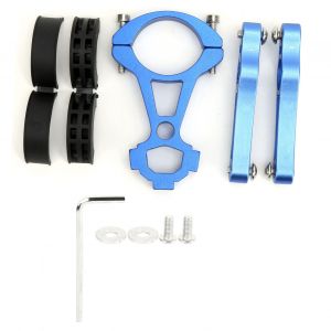 Adaptateur Pour Porte-Bidon En Alliage D'aluminium, Convertisseur De Cage De Guidon De Velo De Route, Bleu - Neuf