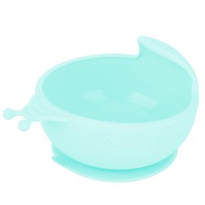 Bol De Complement Alimentaire En Silicone Anti-Chute Pour Bebe Et Enfant (Bleu) - Neuf