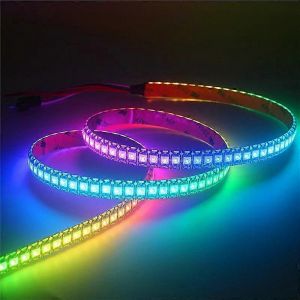 DC5V WS2812B Bande lumineuse Led adressable individuellement WS2812 Smart RGB Led Bandes de pixels noir/blanc PCB étanche IP30/65/67 - Neuf