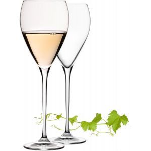 Ytfhg-Imperial Paris Lot De 2 Verres À Vin Blanc En Forme De Goutte 350 Ml Passe Au Lave-Vaisselle - Neuf