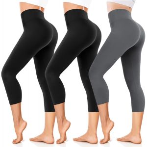 Slep-Pantalon De Cyclisme Court Pour Femme - Taille Haute - Legging D'été - Short De Fitness - Gym - Vélo - Neuf
