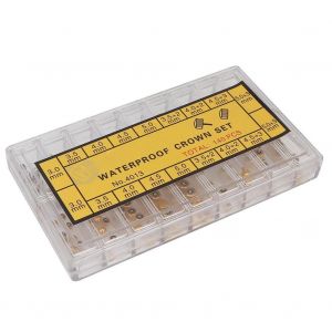 140pcs / Bo&icirc;te Pi&egrave;ces De Couronne De Montre Accessoires Assortis Outil De R&eacute;paration De Montre Pour Horlogers - Neuf