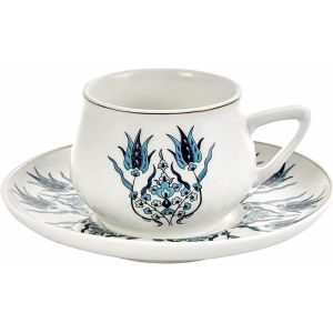 Mevronisshop-Karaca &iquest;Znik New Form Ensemble De Tasses &Agrave; Caf&eacute; 6 Pi&egrave;ces, Service &Agrave; Caf&eacute; Porcelaine, Tasses &Agrave; Th&eacute;, Expresso, Latte Classique, T&uuml;rk Kahve Fincan&iquest;, Caf&eacute; Turc - Neuf