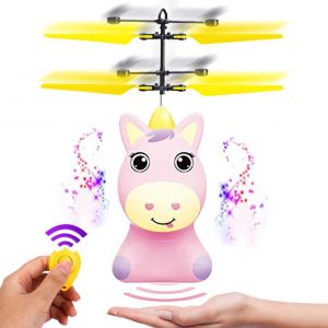 Cheval Volant De Dessin Anime, Jouet Telecommande, Drone Rechargeable Par Usb, Helicoptere, Jouet Volant Inductif Controle A La Main - Neuf