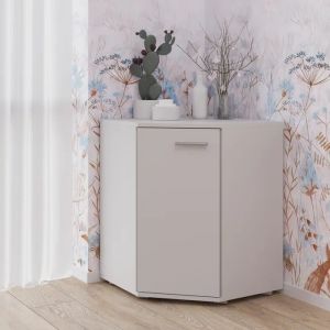 Buffet Komodee FAUSKE KOM4 Blanc Blanc 34 x 138 x 74 cm - Neuf